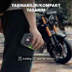 Lokithor J1350PRO 12V 1350Amp LiFePO4 Akıllı Akü Takviye + Powerbank + Led Lamba