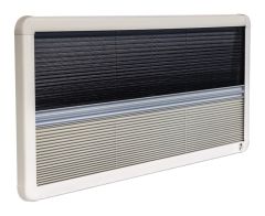 Berhimi 45x110 Amortisörlü Karavan Penceresi (Sineklikli Güneşlikli)