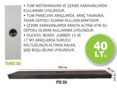 Karavan Su Deposu 40 Lt
