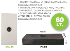 Karavan Su Deposu 60 Lt