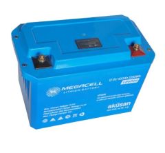 Megacell LiFePO4 12.8V 100Ah Karavan/Marin ABS Lityum Demir Fosfat Akü