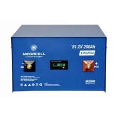 Megacell 51,2V 200Ah LiFePO4 Lityum Demir Fosfat Akü