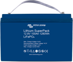 Victron 12,8V 100AH Lithium Akü Battery BMS Dahil, BAT512110710