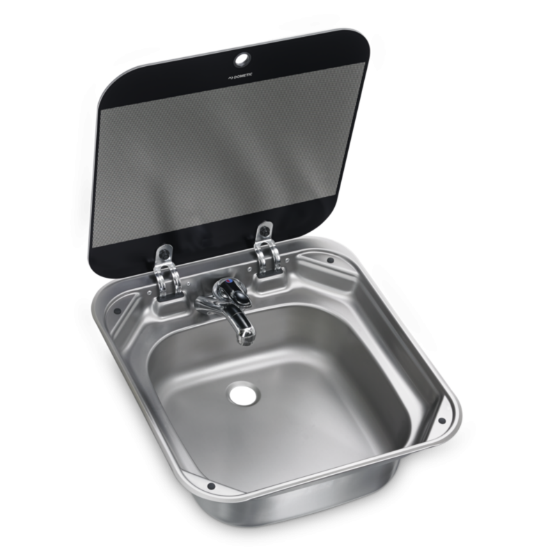 Dometic SNG 4244 Cam Kapaklı Kare Eviye