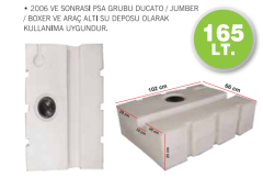 Karavan Su Deposu 165 Lt