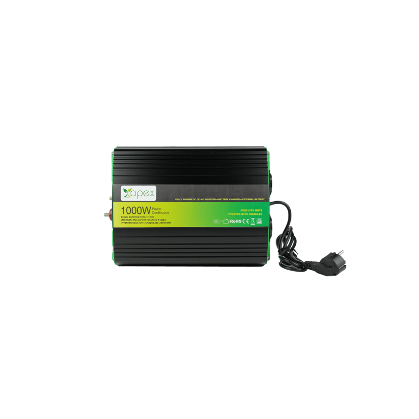Apex NPS Serisi Tam Sinüs Şarjlı İnverter 1000W/12V