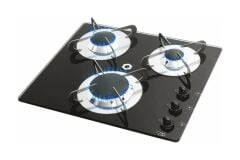 CAN PV1352 Üç Gözlü Ankastre Cam Ocak (Kare)