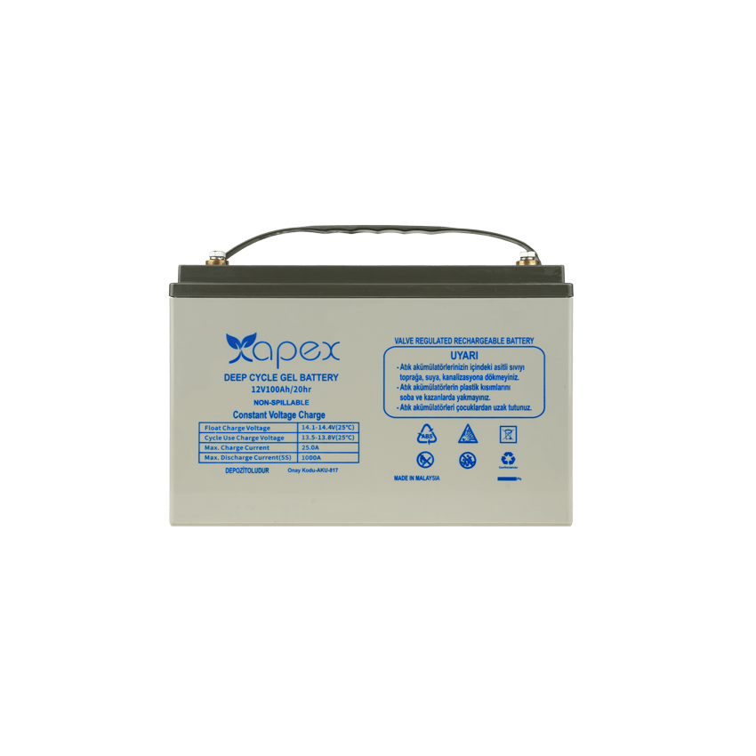Apex Karbon Jel Aküler 12V - 150A