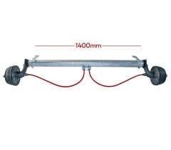 Al-Ko 750Kg 4x100 1400mm Torsiyonlu Frenli Dingil