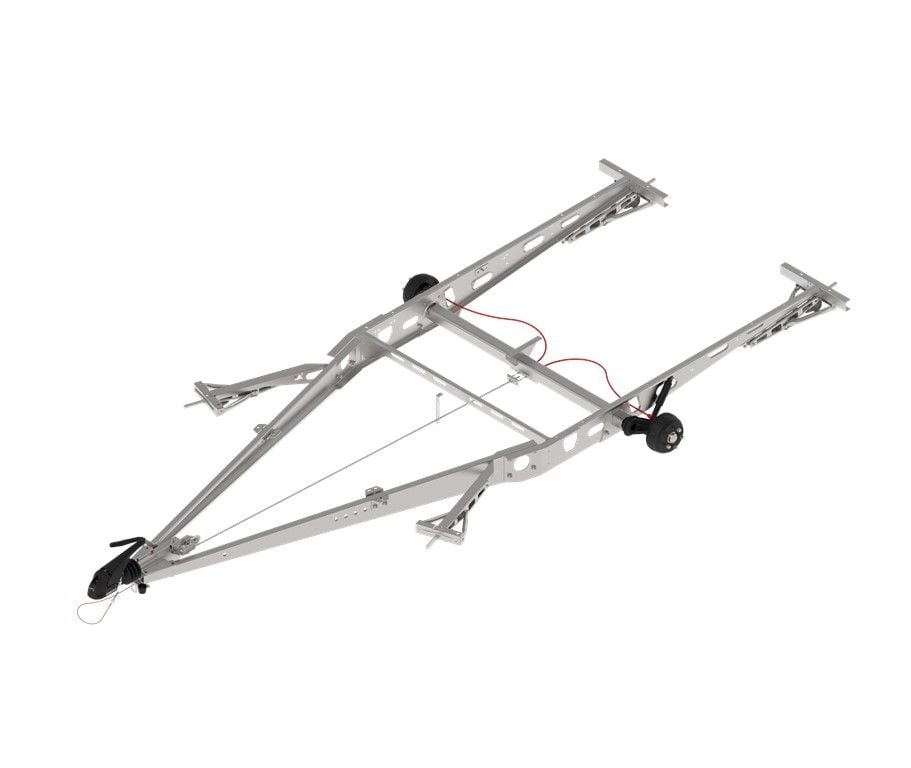 KNOTT Model 2 Şasi 1350 Kg Frenli Römork