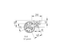 KNOTT 1050 kg Frenli Dingil (1400mm)