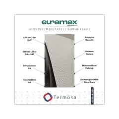 Euramax Alüminyum Panel 1600x0.45mm