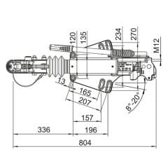 AL-KO 2000-3500KG 2361 Premium V model Frenli Kaplin