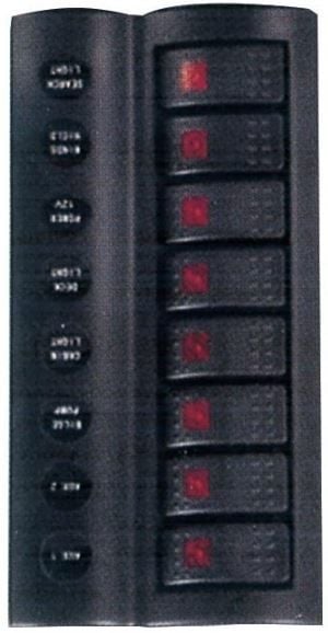 Bfy Switch Panel Otomatik Sigortalı Işıklı - B.S 8'li