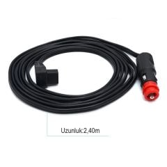 PARAGO 12V/24V Kompresörlü Araç Buzdolapları Universal Çakmaklık Giriş Kablosu