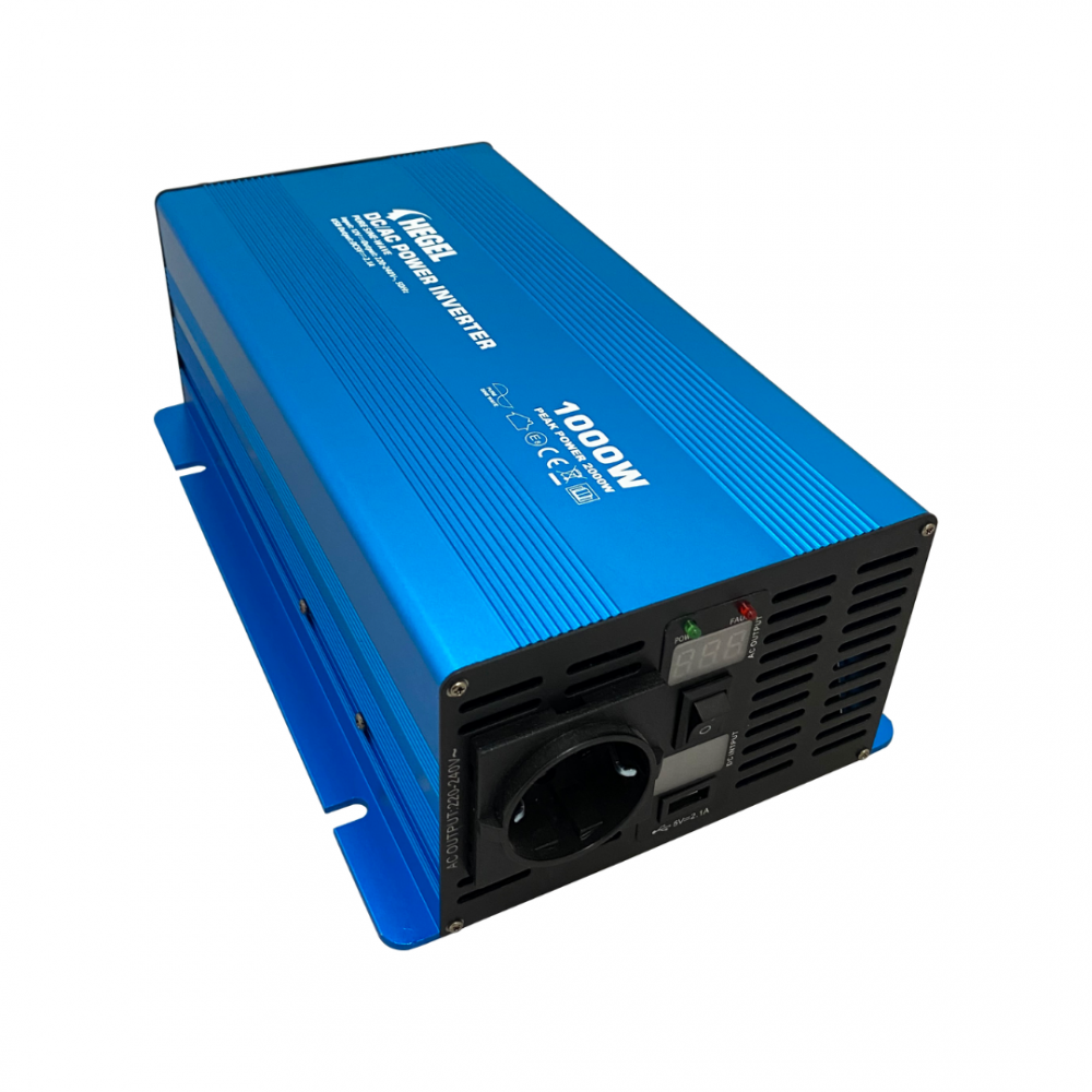 Hegel Tam Sinüs İnverter 1000W 12V