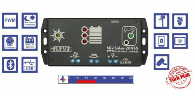 MiniSolar-20ASS 12/24V 20A