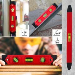 WORKPRO WP262026 225MM Manyetik Torpedo Su Terazisi