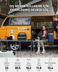 Anker 535 PowerHouse 500W Taşınabilir Şarj İstasyonu