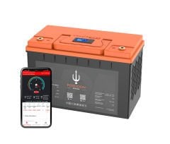 HDA Power Poseidon 12.8V 100 Amper 5000 Döngü Bluetooth Lityum LifePO4 Akü