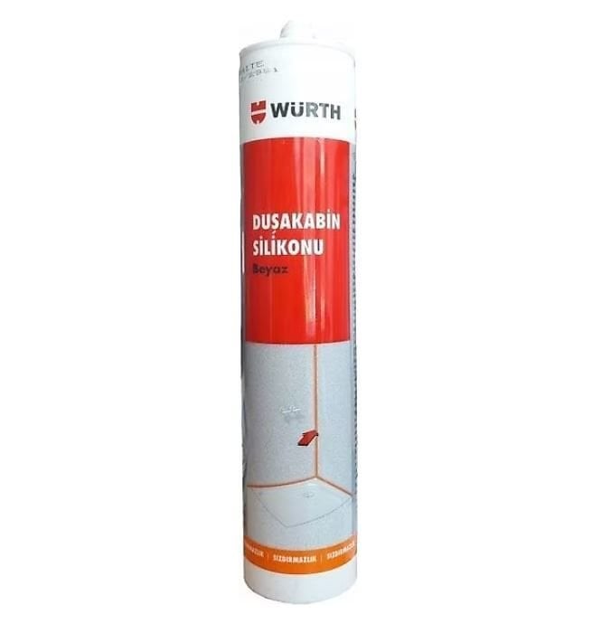 Würth Duşakabin Silikonu Beyaz 310 ML