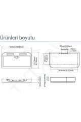 Aspiratör Davlumbaz Led Işıklı 3 Fanlı Paslanmaz Çelik Filtre Dokunmatik