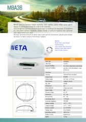 NETA MBA36 AutoSkew Tek Çıkışlı Karavan Uydu Anteni
