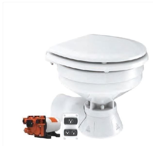 Seaflo Elektrikli Sessiz Tuvalet Büyük Taş 24 V