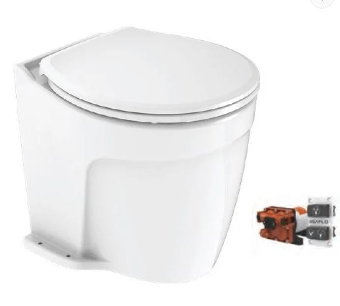 Seaflo Elektrikli Lüks Sessiz Tuvalet 24 V