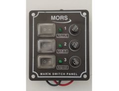 Mors 3’lü Switch Panel - Dikey