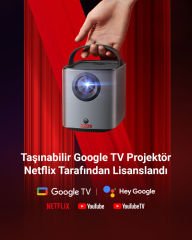 Anker Nebula Mars 3 Air Akıllı Taşınabilir Wifi Kablosuz Projeksiyon Cihazı