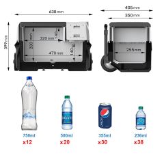 Acopower X30A 12/24/220Volt Akülü/Kablolu 30Litre Kompresörlü Outdoor Oto Buzdolabı